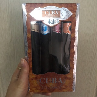 Set 4 chai nước hoa nam CUBA tổng 140ml - Hàng chính hãng xách tay từ Mỹ