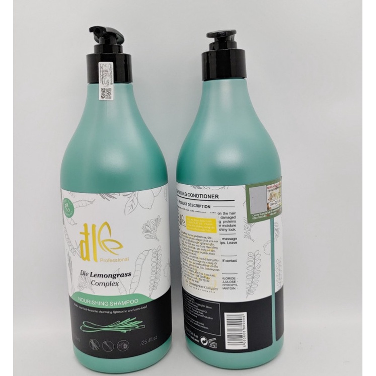 Bộ Đôi Dầu Gội Và Xả Phủ Collagen Chiết Xuất Bồ Kết Chanh Sả Chính Hãng 100%- Duonghieu6789