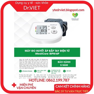 Máy Đo Huyết Áp Bắp Tay iMediCare iBPM-6P