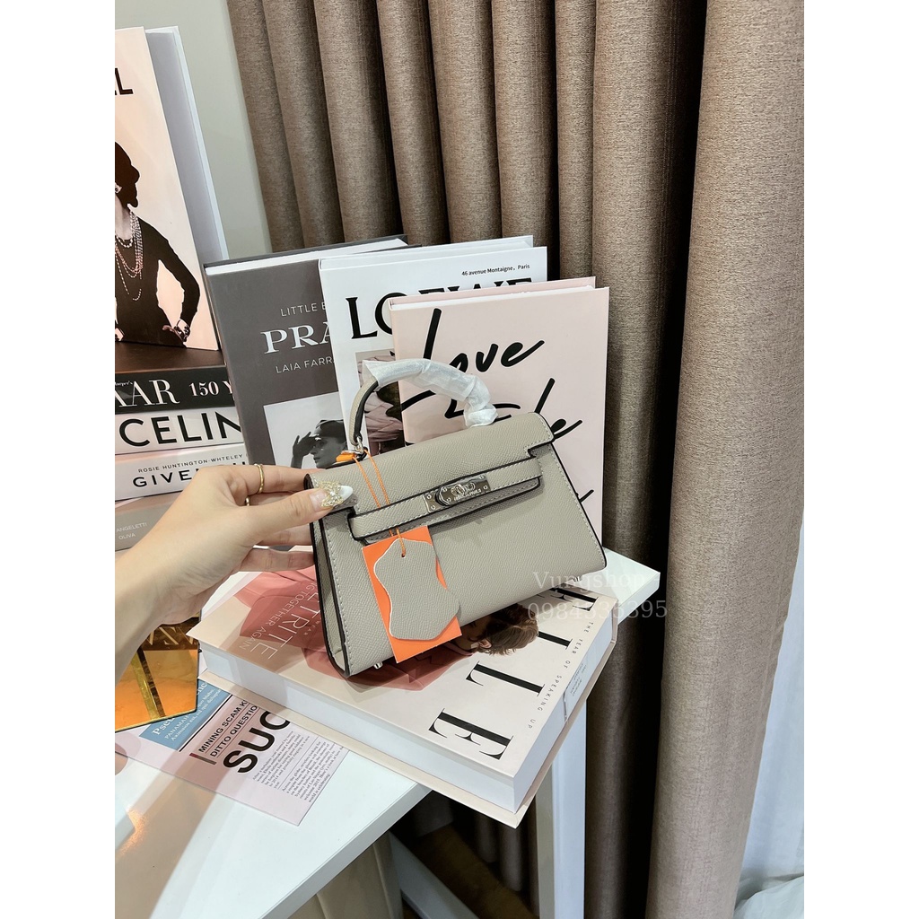 Túi Đeo Chéo, Túi Xách, Túi HM Mini Size 19 Bản 2 Dây, Da Test,  Ảnh Chụp Thật- VụngShop