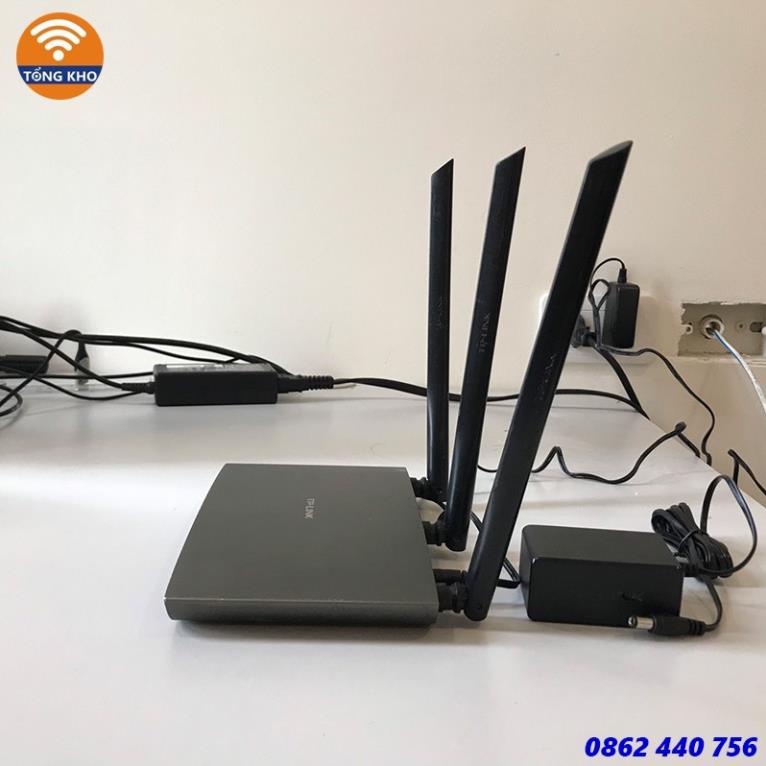 Bộ phát WiFi TPlink TL-WR890N vỏ hợp kim nhôm - Ăngten xuyên tường - siêu khỏe