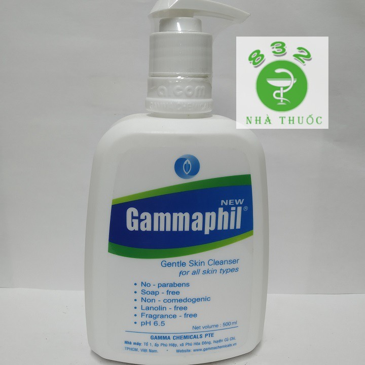 Sữa rửa mặt Gammaphil Gentle Skin Cleanser 500ml