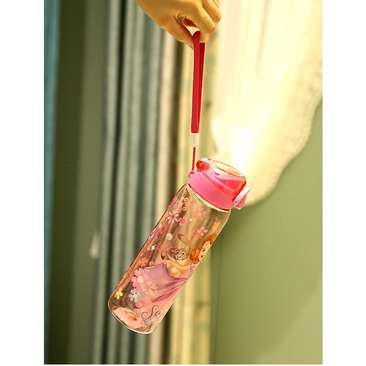 Bình Nước Bằng Nhựa Họa Tiết Disney Dễ Thương Cho Các Bé