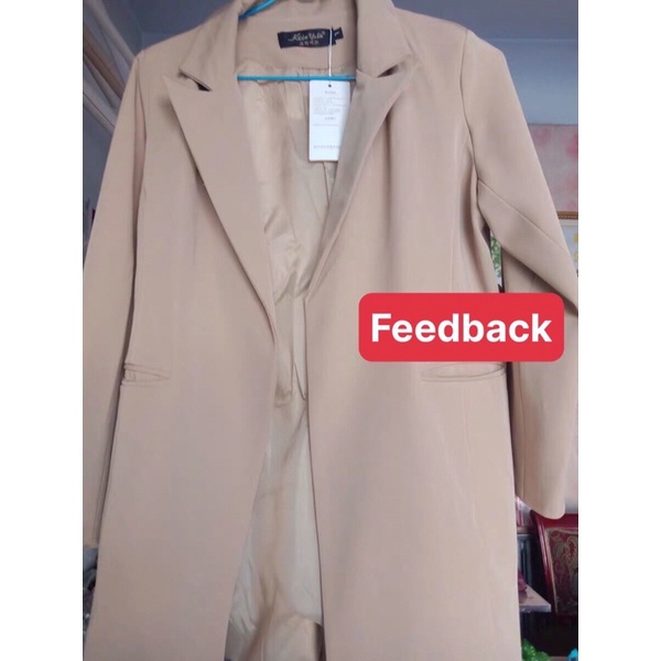 Áo blazer đai ngang thời trang  hàng Quảng Châu - Áo vest dài tay đứng dáng ( loại 1) | BigBuy360 - bigbuy360.vn