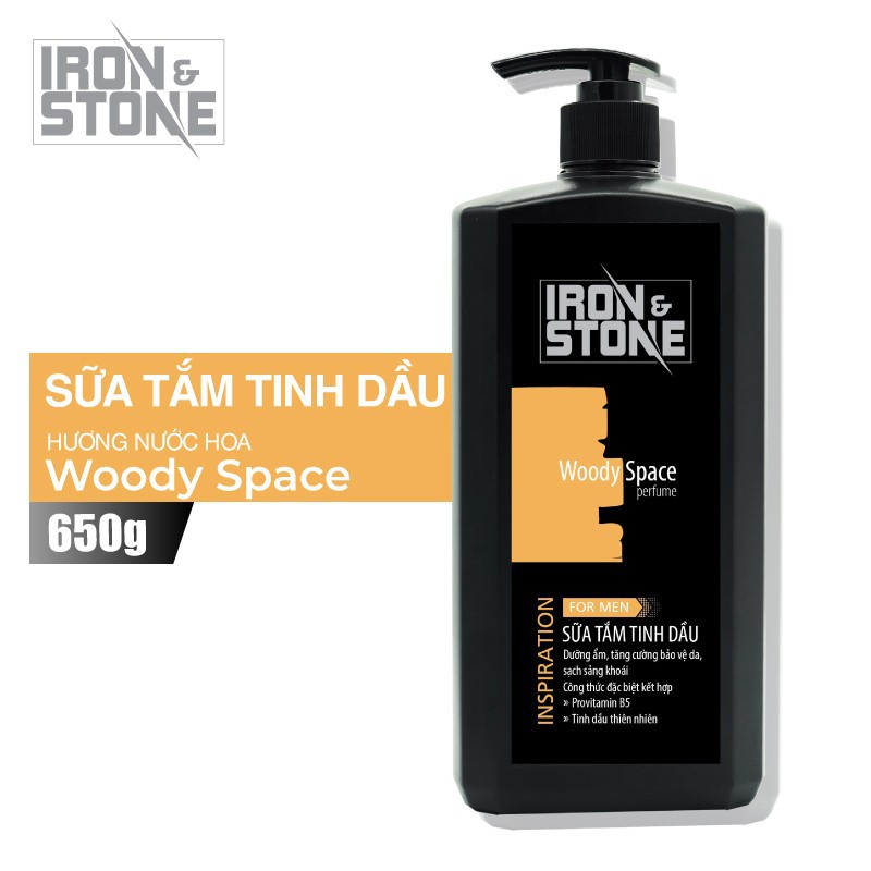 DẦU GỘI Men Iron & Stone Woody Space Chai 650G