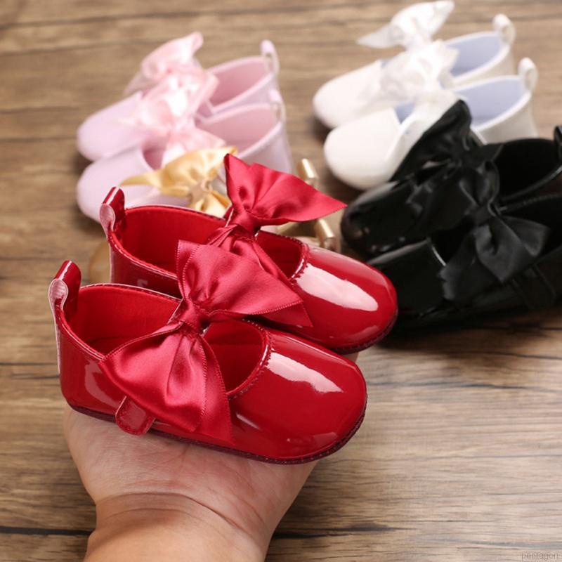Giày tập đi đế mềm chống trượt cho bé gái từ 0-18 tháng tuổi