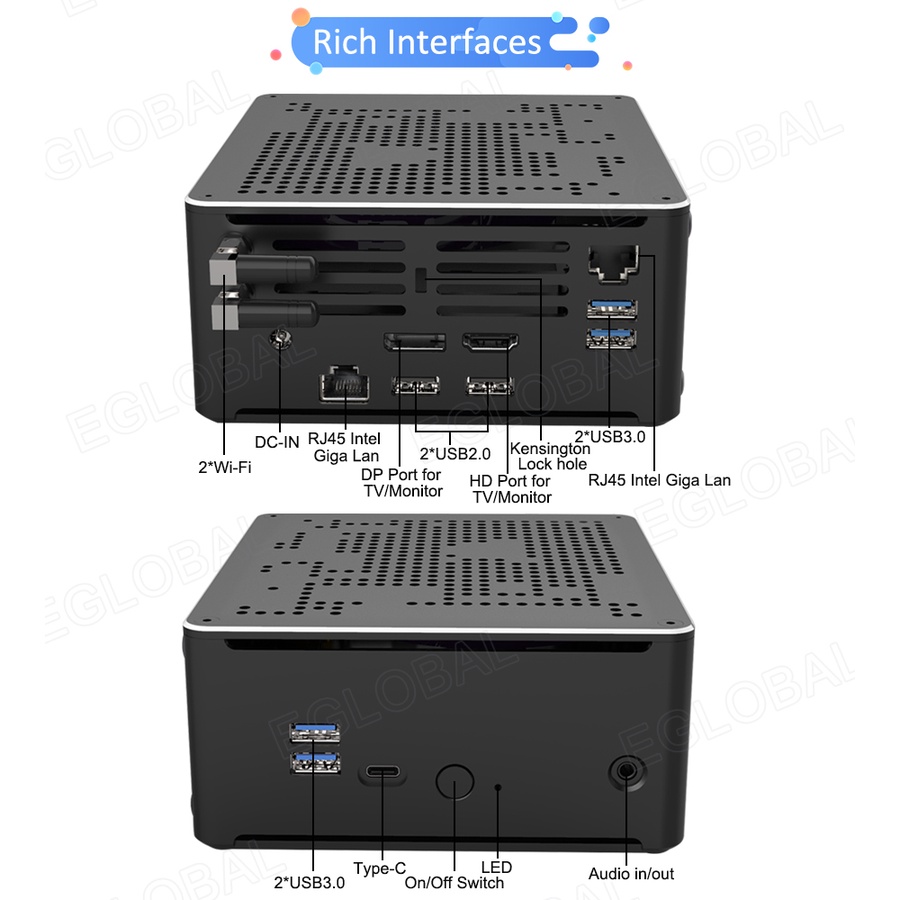 máy tính mini, mini pc EGLOBAL S210H Coffee Lake Intel Xeon E-2176M | BigBuy360 - bigbuy360.vn