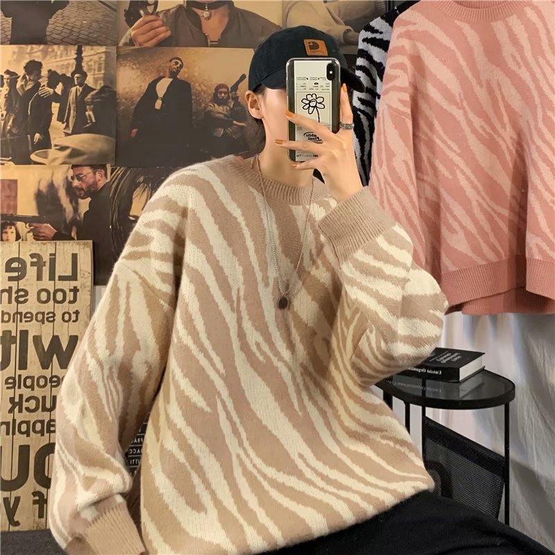 Áo len họa tiết kẻ sọc tay dài thời trang dành cho nam (3 màu sắc)