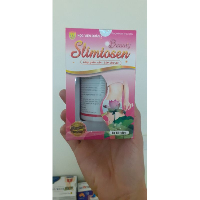 [ NEW] LỌ 60 VIÊN UỐNG GIẢM CÂN ĐẸP DA SLIMTOSEN  của Học Viện Quân Y | BigBuy360 - bigbuy360.vn