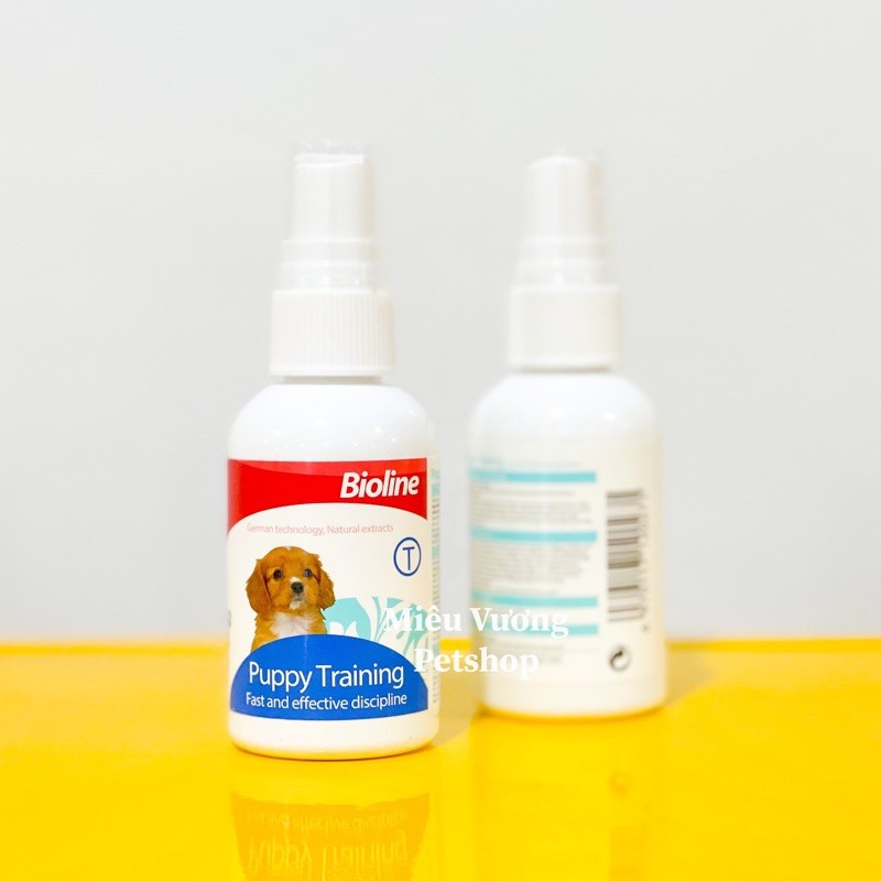 Xịt huấn luyện chó vệ sinh đúng chỗ Bioline Puppy Training 50ml