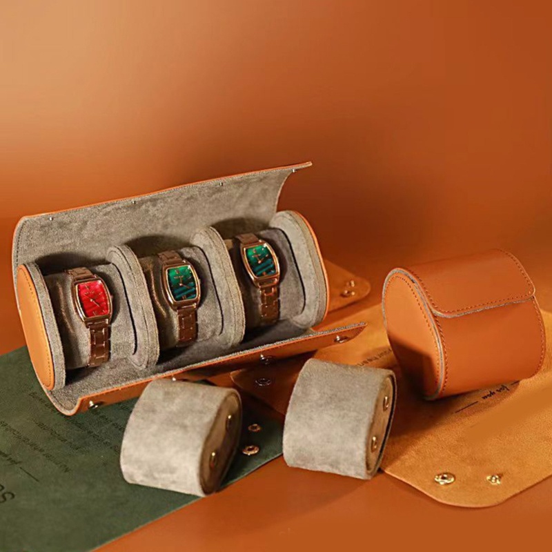 Hộp Da Đựng Đồng Hồ Đeo Tay flgo 1 3 Ngăn