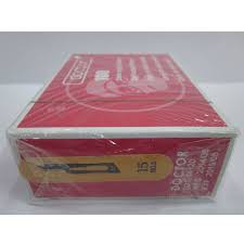 Hộp 100 lưỡi dao mổ Dr số 15