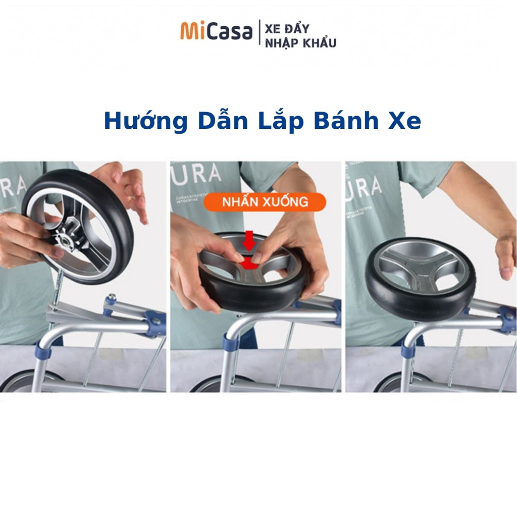 Xe đi siêu thị, đi chợ có túi mẫu mới siêu đẹp 2021 - DC22