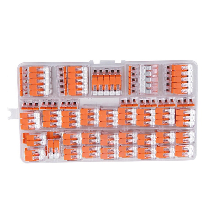 Bộ 75 Đầu Nối Dây Điện 2 Cổng 3 Cổng 5 Cổng Mini Tiện Dụng
