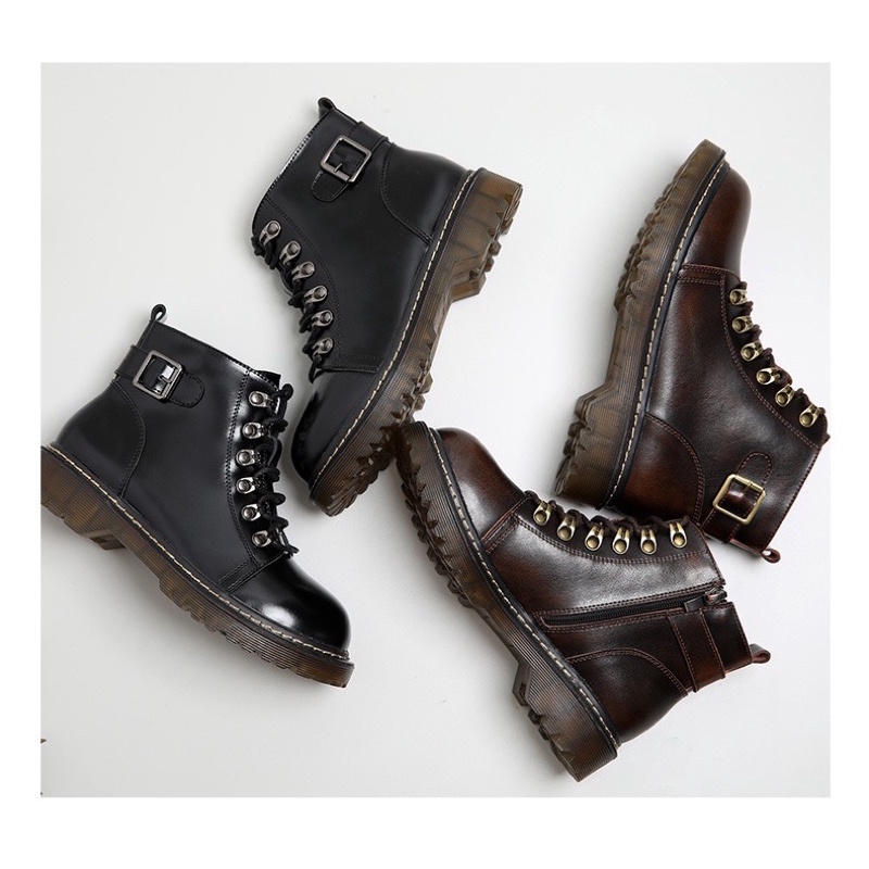 Giày nữ vintage đã bò thật cao cấp handmade