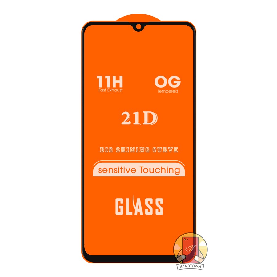 Kính Cường lực Realme 5 / Realme 5 Pro / Realme Q Full màn hình 21D Handtown SIÊU BỀN