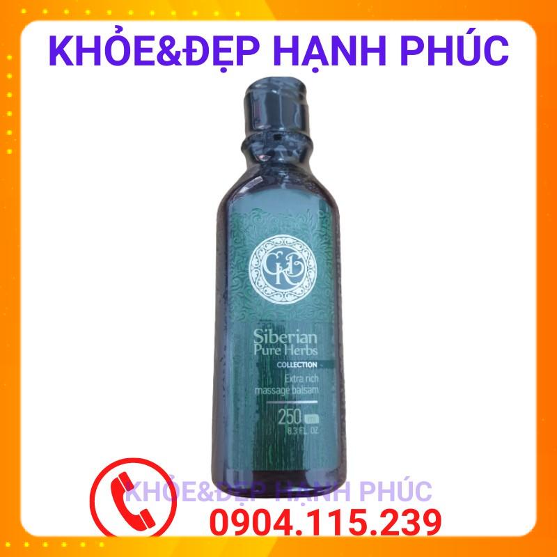 Dầu thơm Siberian Pure Herbs Collection Extra Rich Massage Balsam – 250ml/chai