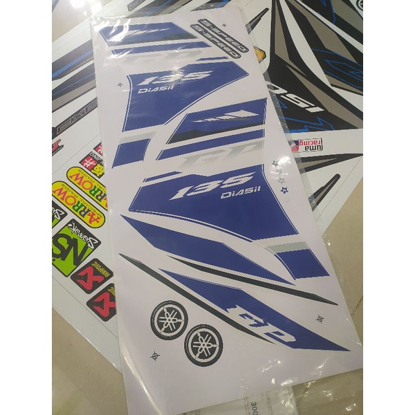 Tem Rời Exciter 135 Zin 2014 Xanh Trắng Gp