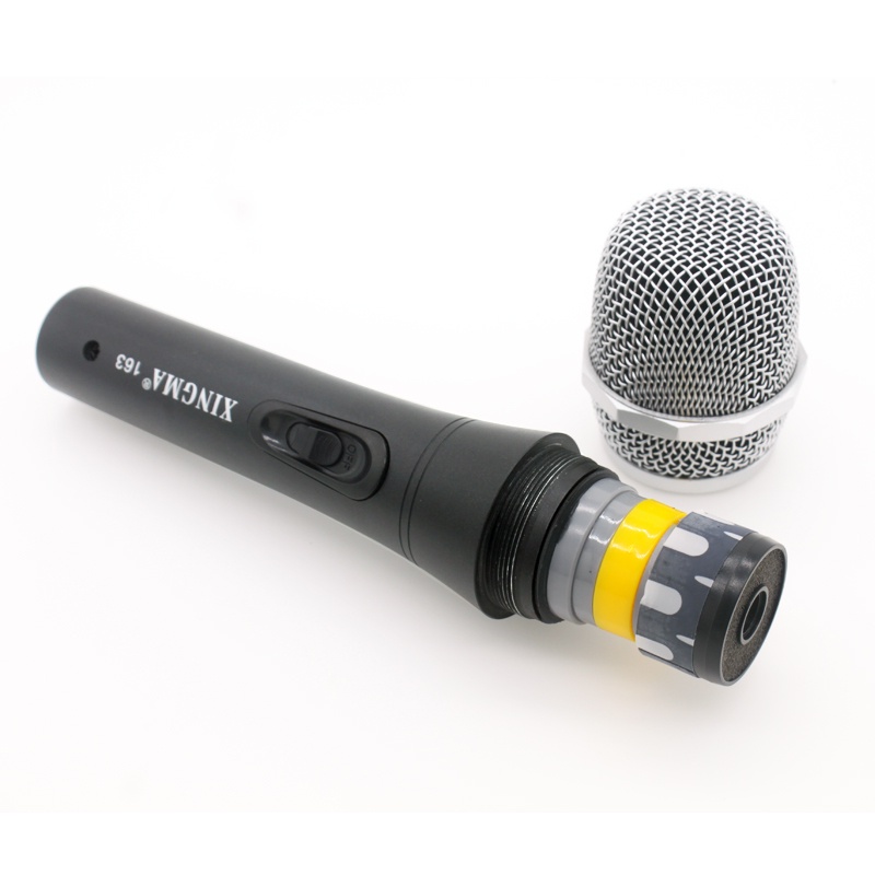 Micro Karaoke XINGMA  AK-163 Dây dài 3m và  Bảo hành Uy Tín