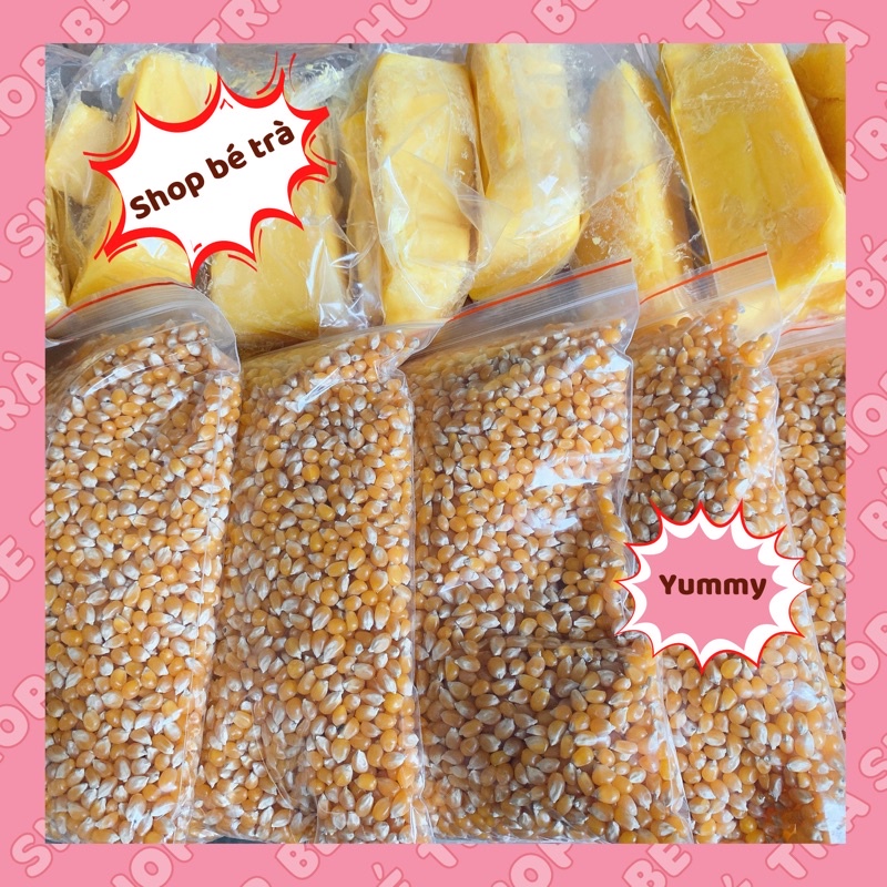 Set 1kg ngô Mỹ + 300gr bơ nổ bỏng