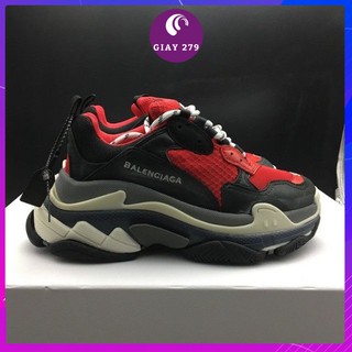 ⚡GIÁ SỐC⚡GIÀY TRIP S ĐỎ ĐẾ ĐEN FULL giày thể thao nam nữ giày sneaker mã RE279-199