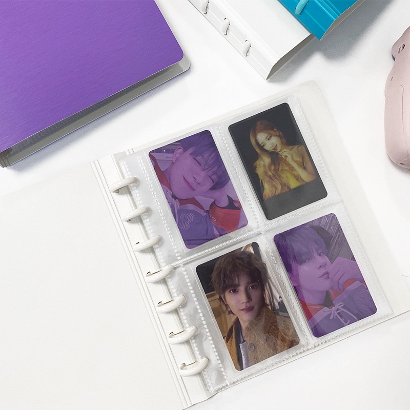 Binder RINGNOTE A4/A5 kèm 20 sheet đựng ảnh card - Album đựng ảnh