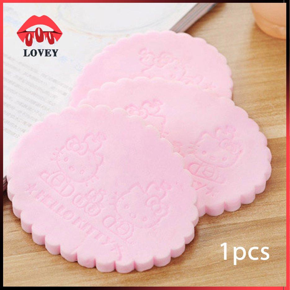[Hàng mới về] Miếng xốp rửa mặt hình Kitty thiết thực | BigBuy360 - bigbuy360.vn