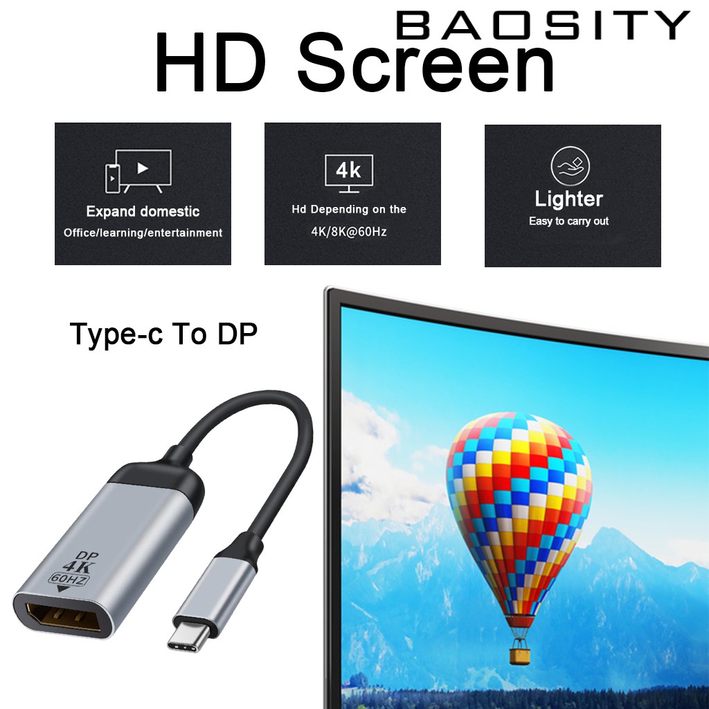 Cáp Chuyển Đổi Type-C Usb C Sang Hdmi / Dp / Mini Dp / Vga 2.0 4k