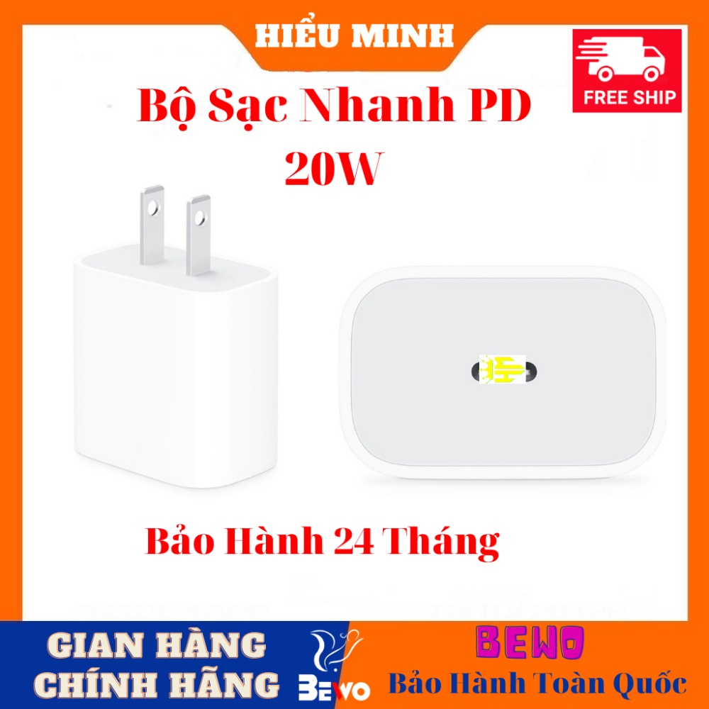 Củ Sạc Nhanh PD 20W USB-C. Cáp Sạc Nhanh USB-C To . IP11 Promax,12 Pro,12 Promax