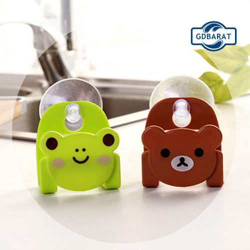 Giá Đỡ Xà Phòng Hình Động Vật Hoạt Hình Có Giác Hút Tiện Dụng Cho Nhà Tắm / Nhà Bếp