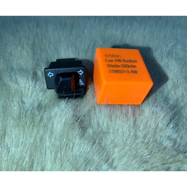 Combo hazza trên công tắc zin kèm chớp ( lắp như zin )