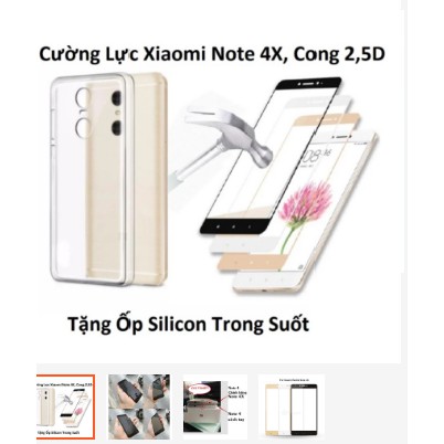Cường lực Xiaomi Redmi Note 4X/ Note 4 Snap 625 full màn hình 4d