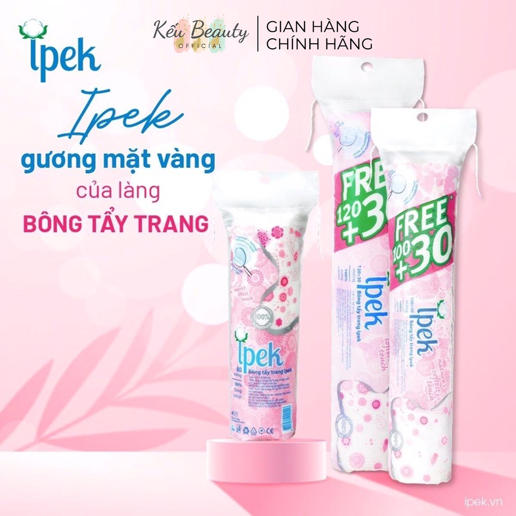 Bông tẩy trang Ipek Cotton Pads 150 miếng