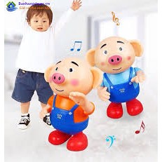 Đồ chơi Chú Heo Nhún Nhảy Peppa Pig ( Có Nhạc và Đèn ) - Đồ chơi trẻ em YUSHIXING A333-167 Heo Nhảy Múa và Phát Nhạc