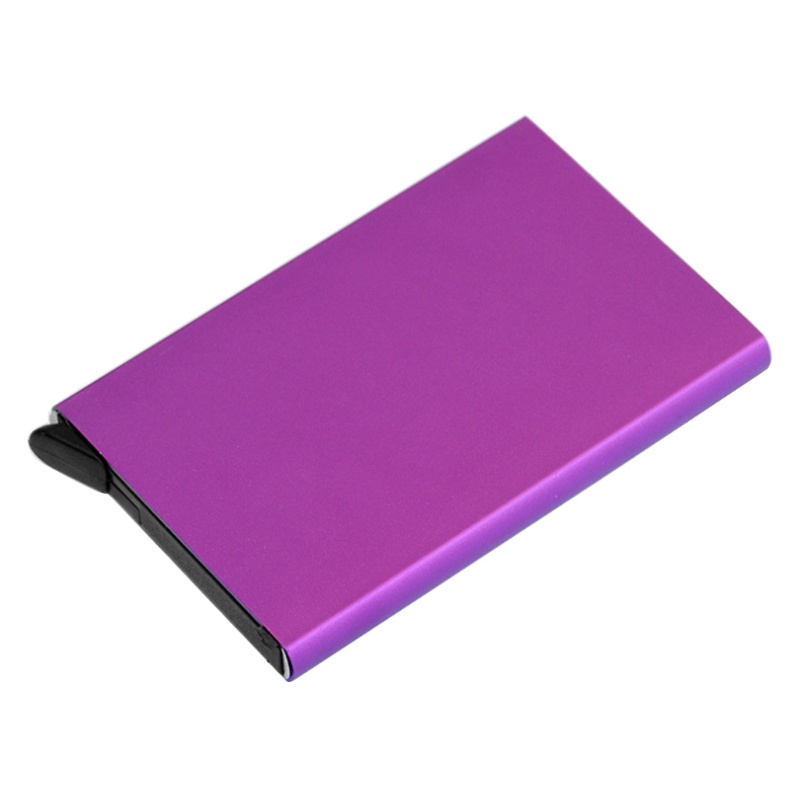 Ví Đựng Thẻ Tín Dụng Bằng Kim Loại Mỏng Nhẹ Thiết Kế Đơn Giản Thời Trang Cho Nam