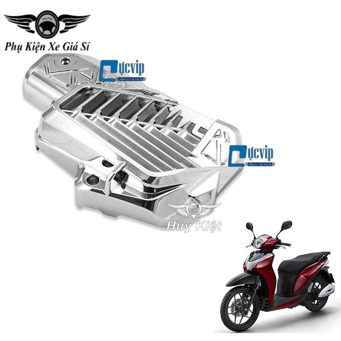 Ốp Quạt Gió Lead 2022, SH Mode 2020 - 2022 Xi Inox, Mạ Crom SMS3291