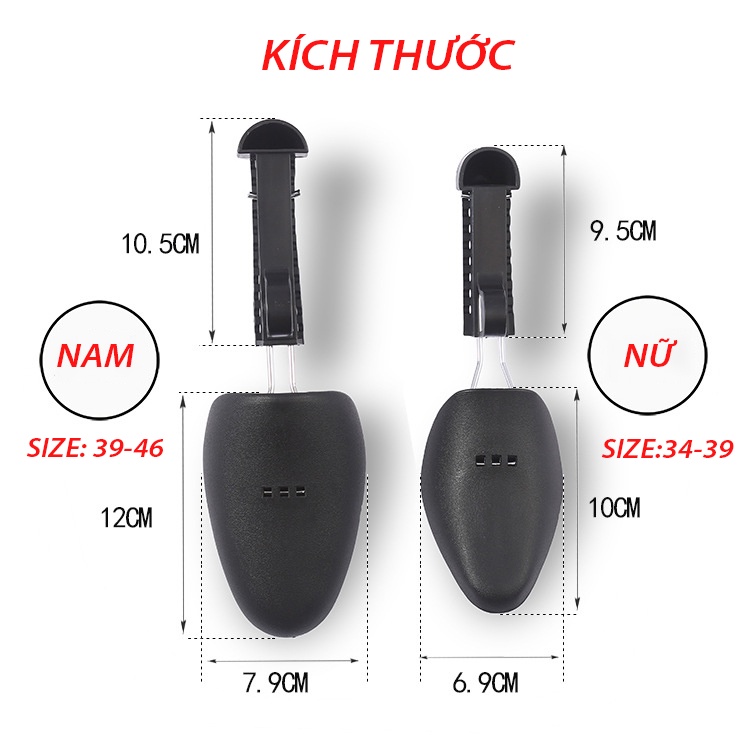 Cây Giữ Form Giày MINSU Shoe Tree M2315 Nam Nữ Tùy Chỉnh Theo Size, Miếng Giữ Dáng Giày là Dụng Cụ Không Thể Thiếu