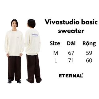 [CÓ SẴN] Sweater brand Hàn Vivastudio (Ảnh thật+ gift tặng kèm)