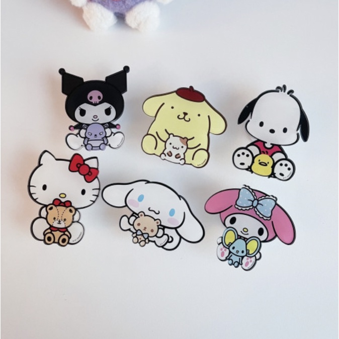 Sanrio Giá đỡ điện thoại / tay cầm Pop socket - hello kitty kuromi my melody / cinnamoroll / pochaco / pompompurin / cogimyun my melody / giá đỡ đàn piano cỡ lớn hình cây đàn piano / giá đỡ đàn piano / pomyun my melody / pochao