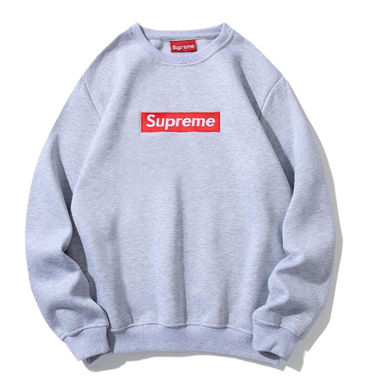 Thời Trang Áo Hoodie Lót Nhung Thêu Chữ Supreme Cá Tính Cho Nam Và Nữ | BigBuy360 - bigbuy360.vn