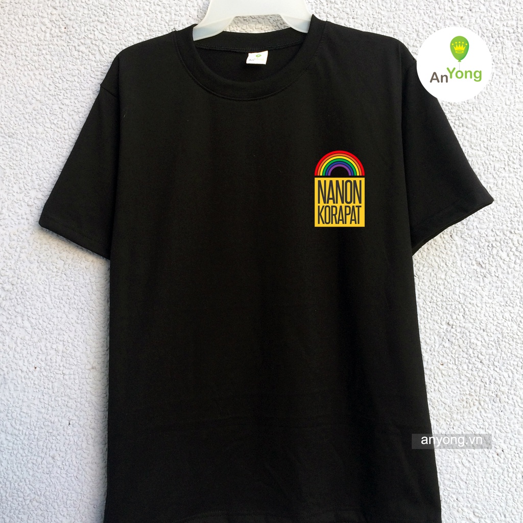 Áo thun Nanon Korapat cầu vồng rainbow