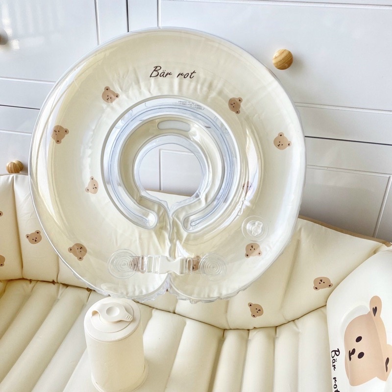 Chậu Tắm Phao kiêm Bể Phao bơi BAR ROT Hàn cho bé