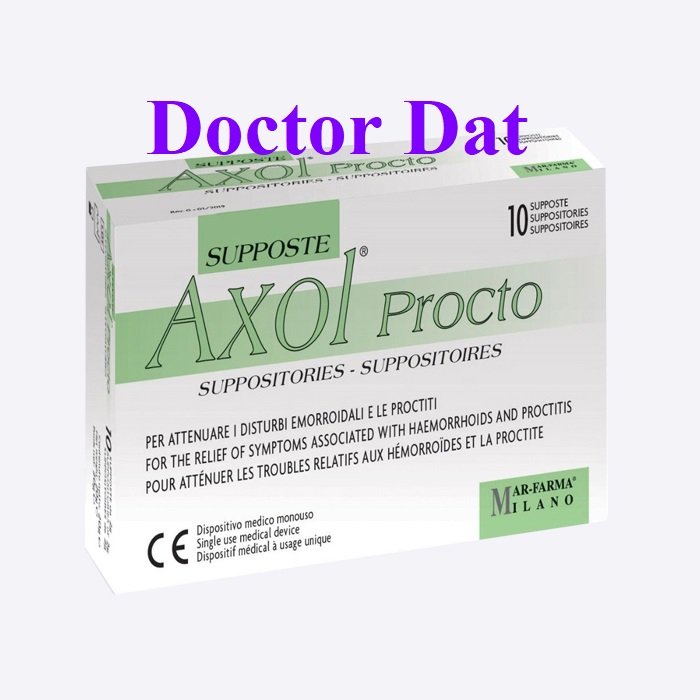 Axol Procto giảm ngay mọi triệu chứng của trĩ chính hãng Italia, phân phối chính hãng