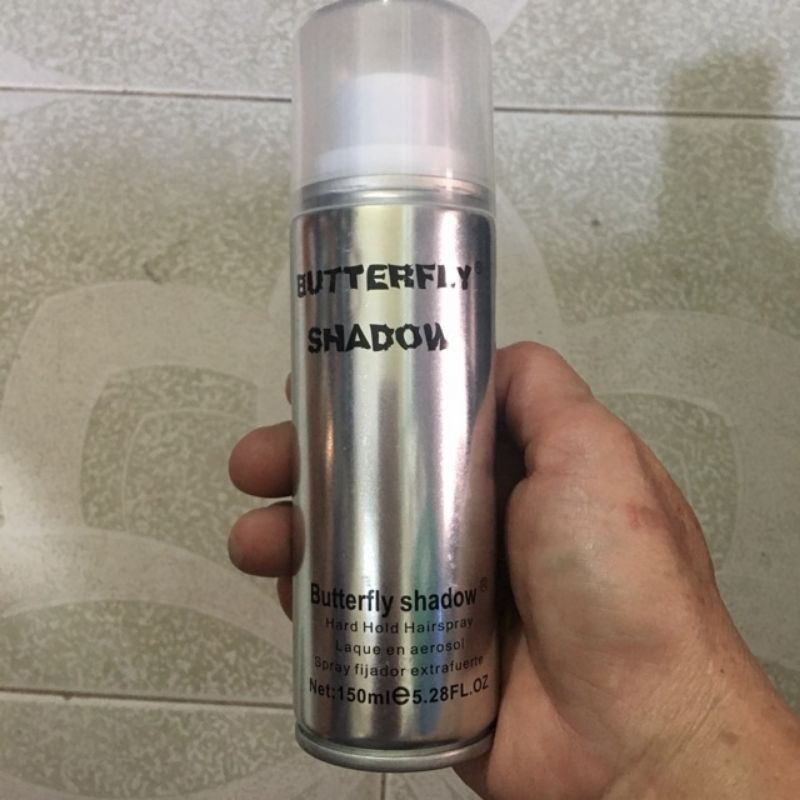 Gôm xịt tóc butterfly shadow mini 150ml