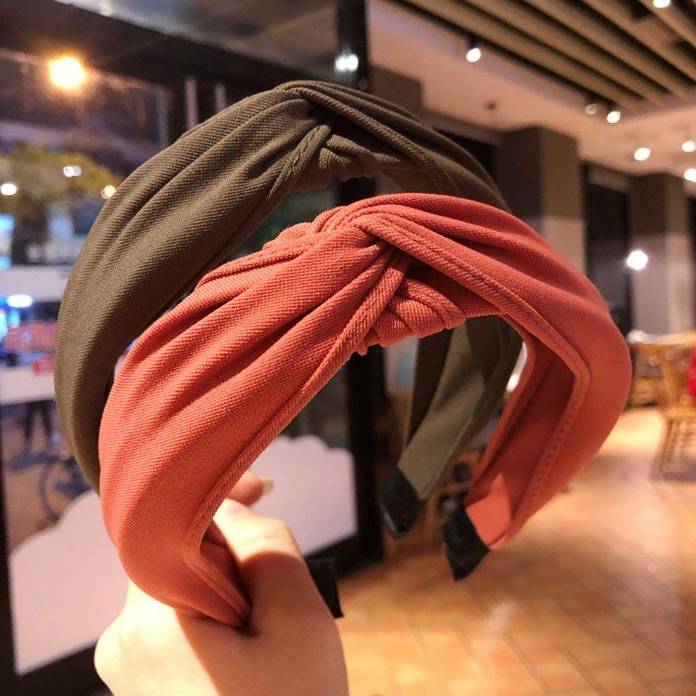 Băng Đô Xoắn Nơ Chéo Thời Trang Dành Cho Nữ