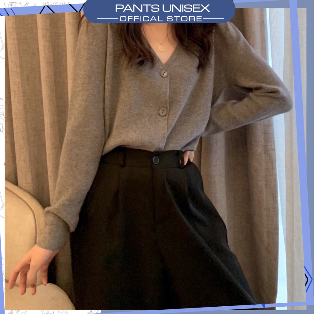 ⚡[ RẺ VÔ ĐỊCH ] Áo cardigan tay dài cổ chữ V thời trang Hàn Quốc cho nữ 1HIT_Unisex Pantsunisex | BigBuy360 - bigbuy360.vn