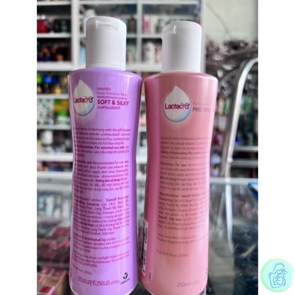 Dung dịch vệ sinh phụ nữ Lactacyd, Bảo vệ, Làm sạch và Ngăn mùi vùng kín - Lọ 250ml - Chuỗi Nhà thuốc Mẹ và Bé