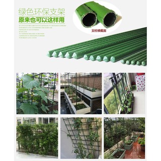 Ống thép bọc nhựa dùng làm cây đỡ hoa hồng, làm giàn cỡ 11mm dài 150cm và các cỡ khác