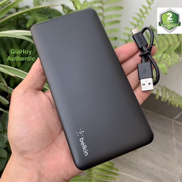 [Mã 159ELSALE hoàn 7% đơn 300K] Pin sạc dự phòng BELKIN Pocket Power F7U021BT 15000mAh 17W