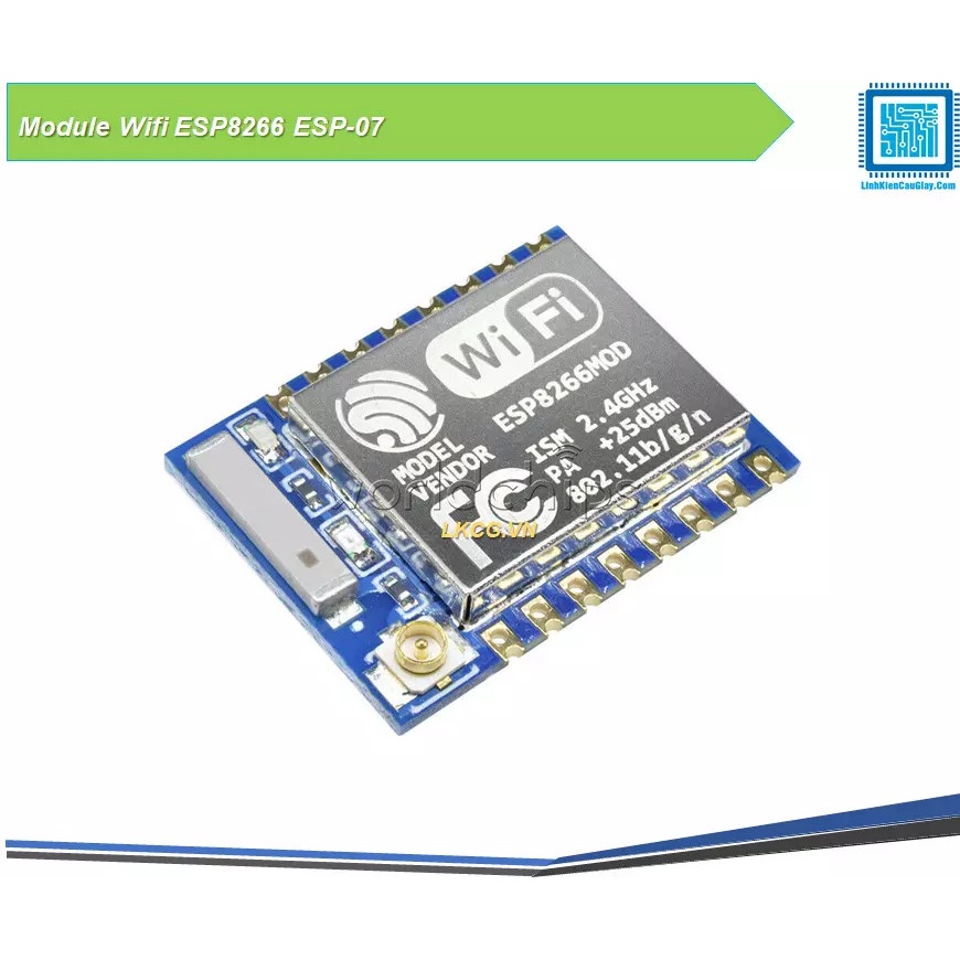 Mạch điện Module Wifi ESP8266 ESP-07